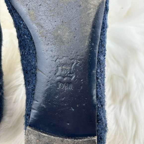 TORY BURCH CHANDRA FLATS- LOAFERS SHOES SIZE 7.5 - Picture 9 of 12